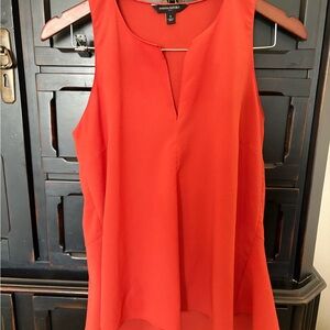 Banana Republic Burnt Orange Sleeveless Blouse